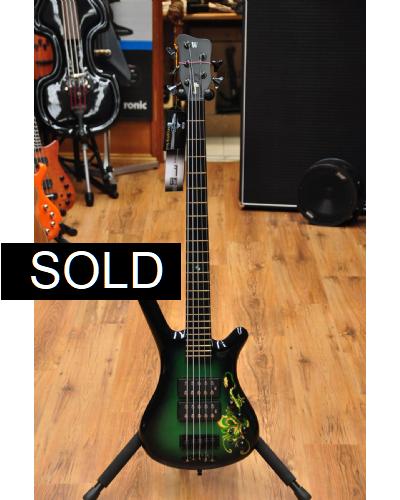 Warwick Corvette $$ SE Green Dragon 5